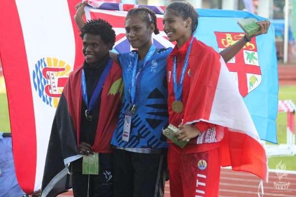 womens high jump medals