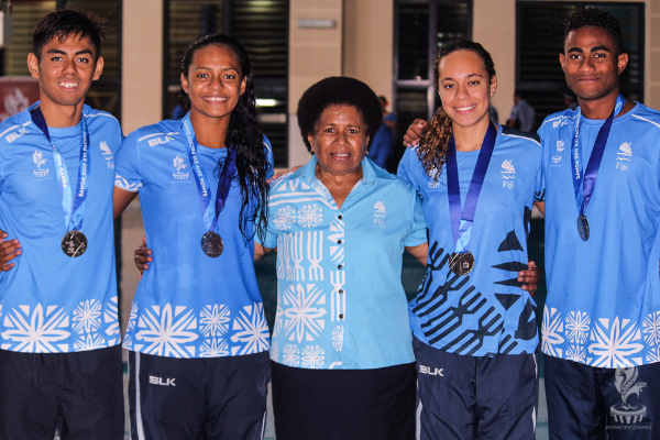 Fiji swimming team